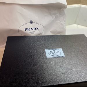 Prada box w/ tissue paper
